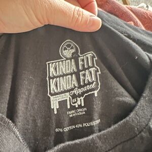 Kinda Fit Kinda Fat Apparel Graphic Tee - NWOT